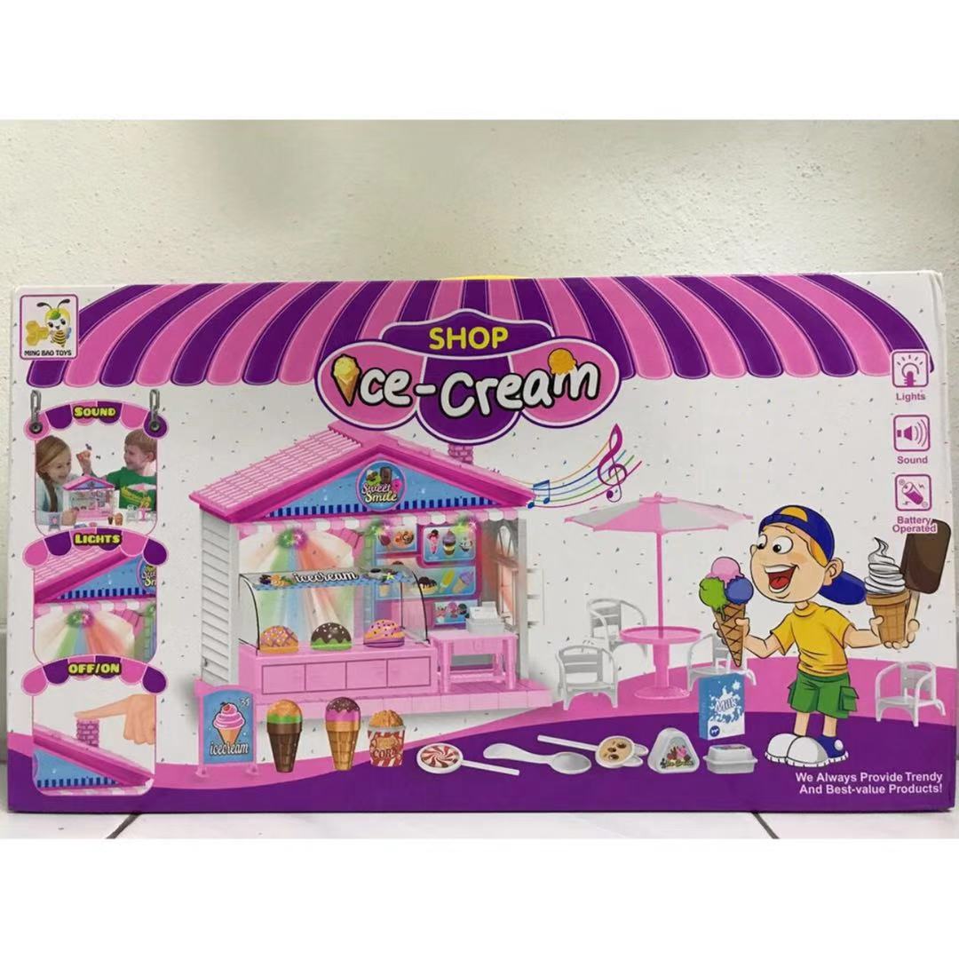 Children Simulation Ice Cream Shop Toys Play Set